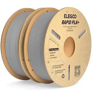 Rapid PLA Plus 3D Printer Filament 1.75mm Gray 2KG Rapid PLA Plus 3D Printer Filament 1.75mm Gray 2KG
