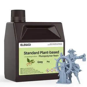 Standard Plant-Based 3D Printer Resin Grey 2000g Standard Plant-Based 3D Printer Resin Grey 2000g