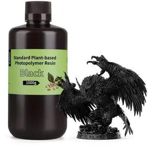 Standard Plant-Based 3D Printer Resin Black 1000g Standard Plant-Based 3D Printer Resin Black 1000g