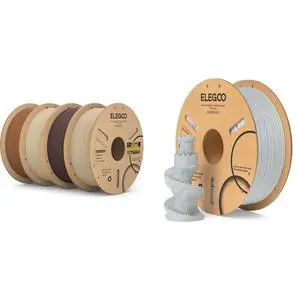 1.75mm Wood PLA Filament 4KG & Marble PLA Filament 1KG 1.75mm Wood PLA Filament 4KG & Marble PLA Filament 1KG