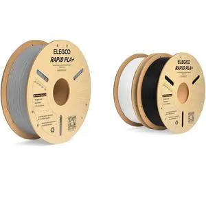 Rapid PLA Plus Filament Gray 1KG & Rapid PLA Plus Filament Black & White 2KG Rapid PLA Plus Filament Gray 1KG & Rapid PLA Plus Filament Black & White 2KG