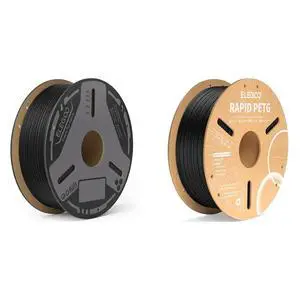 PLA-CF Filament Black 1KG & Rapid PETG Filament Black 1KG PLA-CF Filament Black 1KG & Rapid PETG Filament Black 1KG