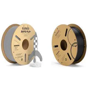 1.75mm Rapid PLA+ Filament Gray 1KG & PLA Filament Black 1KG 1.75mm Rapid PLA+ Filament Gray 1KG & PLA Filament Black 1KG