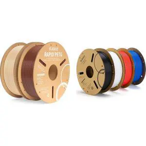 Rapid PETG Filament Beige&Brown 2KG & PLA Filament 4Color 4KG Rapid PETG Filament Beige&Brown 2KG & PLA Filament 4Color 4KG