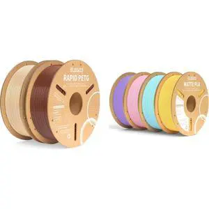 PETG Filament Beige & Brown 2KG & PLA Filament 4-Color 4KG PETG Filament Beige & Brown 2KG & PLA Filament 4-Color 4KG