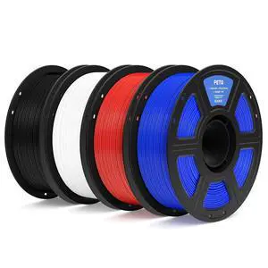 PETG 3D Printer Filament 1.75mm Bundle 4KG Black/White/Red/Blue PETG 3D Printer Filament 1.75mm Bundle 4KG Black/White/Red/Blue
