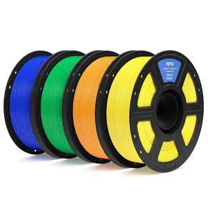 PETG 3D Printer Filament 1.75mm Bundle 4KG Yellow/Orange/Green/Blue PETG 3D Printer Filament 1.75mm Bundle 4KG Yellow/Orange/Green/Blue