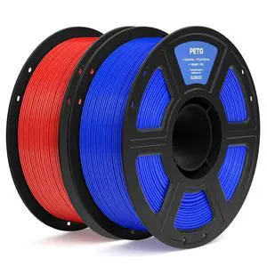 PETG 3D Printer Filament 1.75mm Red & Blue 2KG PETG 3D Printer Filament 1.75mm Red & Blue 2KG