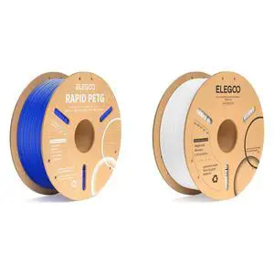 Rapid PETG Filament Blue 1KG & PLA Plus Filament White 1KG Rapid PETG Filament Blue 1KG & PLA Plus Filament White 1KG