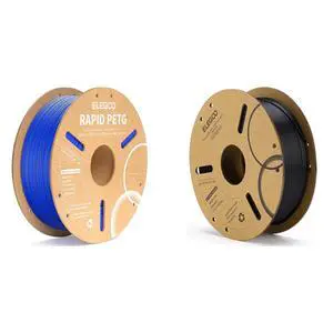 1.75mm Rapid PETG Filament Blue 1KG & PLA Filament Black 1KG 1.75mm Rapid PETG Filament Blue 1KG & PLA Filament Black 1KG
