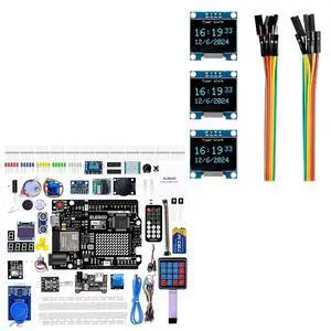 UNO R4 WiFi Starter Kit and 3PCS OLED Display Kit Bundle for STEM UNO R4 WiFi Starter Kit and 3PCS OLED Display Kit Bundle for STEM