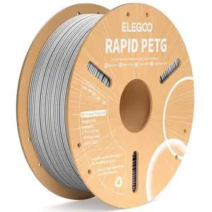 Rapid PETG Filament 1.75mm Gray 1KG, High Speed 30-600mm/s 3D Printer Filament Dimensional Accuracy +/- 0.02 mm, 1kg Cardboard Spool(2.2lbs) Fits for Most FDM 3D Printers Rapid PETG Filament 1.75mm Gray 1KG, High Speed 30-600mm/s 3D Printer Filament Dimensional Accuracy +/- 0.02 mm, 1kg Cardboard Spool(2.2lbs) Fits for Most FDM 3D Printers