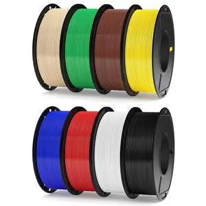 250g Rapid PETG Filament Bundle 1.75mm, 8 Colors High Speed 600mm/s 3D Printer Filaments Dimensional Accuracy +/- 0.02mm, 8 Pack 250g Spool Brown/Beige/Black/White/Red/Blue/Green/Yellow 250g Rapid PETG Filament Bundle 1.75mm, 8 Colors High Speed 600mm/s 3D Printer Filaments Dimensional Accuracy +/- 0.02mm, 8 Pack 250g Spool Brown/Beige/Black/White/Red/Blue/Green/Yellow