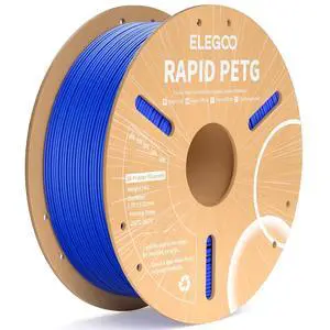 Rapid PETG Filament 1.75mm Blue 1KG, High Speed 30-600mm/s 3D Printer Filament Dimensional Accuracy +/- 0.02 mm, 1kg Cardboard Spool(2.2lbs) Fits for Most FDM 3D Printers Rapid PETG Filament 1.75mm Blue 1KG, High Speed 30-600mm/s 3D Printer Filament Dimensional Accuracy +/- 0.02 mm, 1kg Cardboard Spool(2.2lbs) Fits for Most FDM 3D Printers