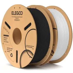 PLA 3D Printer Filament 1.75mm Black & White 2KG PLA 3D Printer Filament 1.75mm Black & White 2KG