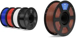 PLA Filament 1.75mm 4 Colors 4KG & PETG Filament Brown 1KG PLA Filament 1.75mm 4 Colors 4KG & PETG Filament Brown 1KG