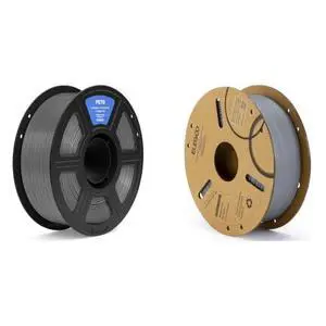 PETG Filament 1.75mm Space Gray 1KG & PLA Filament Grey 1KG PETG Filament 1.75mm Space Gray 1KG & PLA Filament Grey 1KG