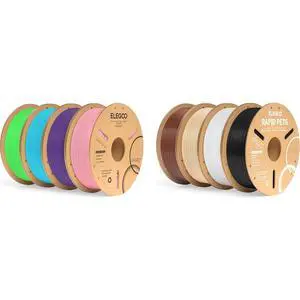 PLA+ Filament 4KG & Rapid PETG Filament 4KG 8 Mixed Colors PLA+ Filament 4KG & Rapid PETG Filament 4KG 8 Mixed Colors