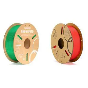 1.75mm Green PETG Filament 1KG & Red PLA Filament 1KG 1.75mm Green PETG Filament 1KG & Red PLA Filament 1KG