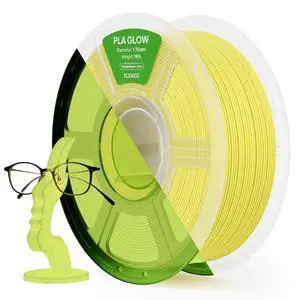 PLA 3D Printer Filament Glow in the Dark Yellow 1KG 1.75mm PLA 3D Printer Filament Glow in the Dark Yellow 1KG 1.75mm