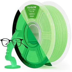 PLA 3D Printer Filament Glow in the Dark Green 1KG 1.75mm PLA 3D Printer Filament Glow in the Dark Green 1KG 1.75mm
