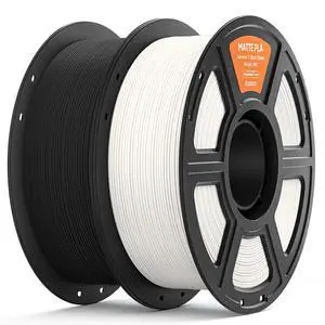 Matte PLA 3D Printer Filament 1.75mm Black & White 2KG Matte PLA 3D Printer Filament 1.75mm Black & White 2KG