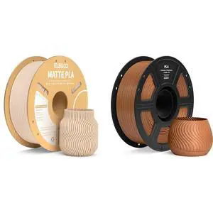Matte PLA Filament Beige 1KG & PLA Filament Brown 1KG Matte PLA Filament Beige 1KG & PLA Filament Brown 1KG