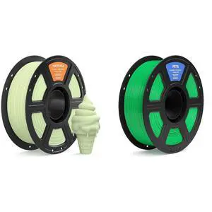Matte PLA Filament Mint Green 1KG & PETG Filament Green 1KG Matte PLA Filament Mint Green 1KG & PETG Filament Green 1KG