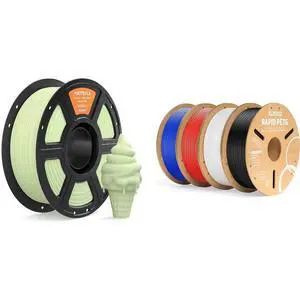 Matte PLA Filament Mint Green 1KG & Rapid PETG Filament 4 Color 4KG Matte PLA Filament Mint Green 1KG & Rapid PETG Filament 4 Color 4KG