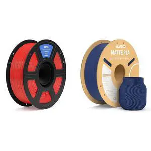 PETG Filament Red 1KG & Matte PLA Filament Navy Blue 1KG PETG Filament Red 1KG & Matte PLA Filament Navy Blue 1KG