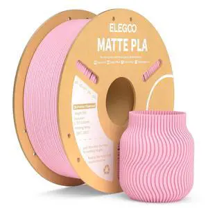 Matte PLA Filament Sakura Pink 1KG, 1.75mm 3D Printer Filament Dimensional Accuracy +/- 0.02mm, 1kg Carboard Spool (2.2lbs) for Most FDM 3D Printers Matte PLA Filament Sakura Pink 1KG, 1.75mm 3D Printer Filament Dimensional Accuracy +/- 0.02mm, 1kg Carboard Spool (2.2lbs) for Most FDM 3D Printers