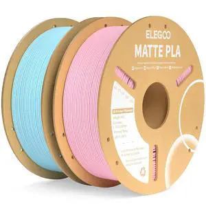 Matte PLA 3D Printer Filament Sakura Pink & Ice Blue 2KG 1.75mm Matte PLA 3D Printer Filament Sakura Pink & Ice Blue 2KG 1.75mm