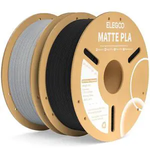 Matte PLA 3D Printer Filament Black & Slate Gray 2KG 1.75mm Matte PLA 3D Printer Filament Black & Slate Gray 2KG 1.75mm