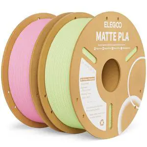 Matte PLA 3D Printer Filament Sakura Pink & Mint Green 2KG 1.75mm Matte PLA 3D Printer Filament Sakura Pink & Mint Green 2KG 1.75mm