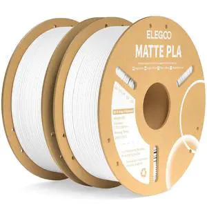 Matte PLA 3D Printer Filament Matte White 2KG 1.75mm Matte PLA 3D Printer Filament Matte White 2KG 1.75mm