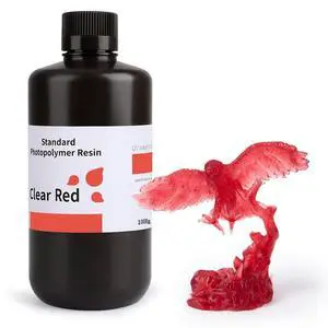 Standard Photopolymer Resin LCD UV-Curing Resin 405nm 3D Printer Resin for Mars Saturn Jupiter MSLA DLP LCD 3D Printing Clear Red 1000g Standard Photopolymer Resin LCD UV-Curing Resin 405nm 3D Printer Resin for Mars Saturn Jupiter MSLA DLP LCD 3D Printing Clear Red 1000g