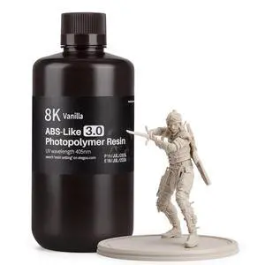 8K ABS-Like 3.0 3D Printer Resin Vanilla 1000g 8K ABS-Like 3.0 3D Printer Resin Vanilla 1000g
