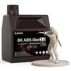 8K ABS-Like 3.0 3D Printer Resin Vanilla 2000g 8K ABS-Like 3.0 3D Printer Resin Vanilla 2000g