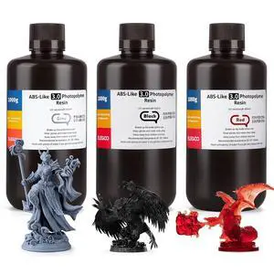 ABS-Like 3.0 3D Printer Resin 3000g (Grey + Black + Clear Red) ABS-Like 3.0 3D Printer Resin 3000g (Grey + Black + Clear Red)