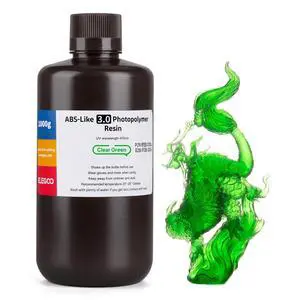 ABS-Like 3.0 3D Printer Resin Clear Green 1000g ABS-Like 3.0 3D Printer Resin Clear Green 1000g