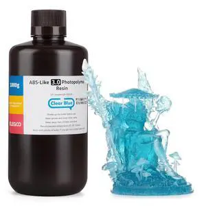 ABS-Like 3.0 3D Printer Resin Clear Blue 1000g ABS-Like 3.0 3D Printer Resin Clear Blue 1000g