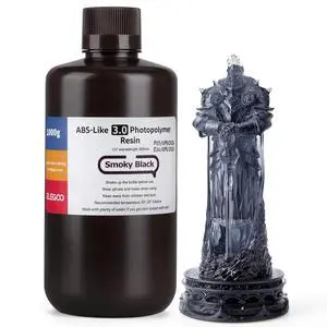 ABS-Like 3.0 3D Printer Resin Smoky Black 1000g ABS-Like 3.0 3D Printer Resin Smoky Black 1000g