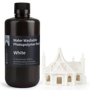 Water Washable 3D Printer Resin White 1000g Water Washable 3D Printer Resin White 1000g