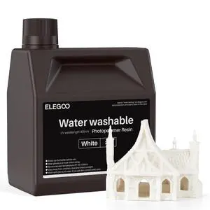 Water Washable 3D Printer Resin White 2000g Water Washable 3D Printer Resin White 2000g