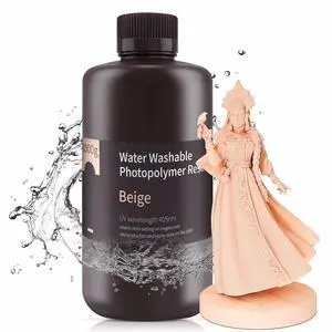 Water Washable 3D Printer Resin Beige 1000g Water Washable 3D Printer Resin Beige 1000g
