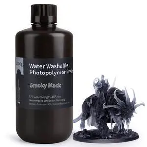 Water Washable 3D Printer Resin Smoky Black 1000g Water Washable 3D Printer Resin Smoky Black 1000g