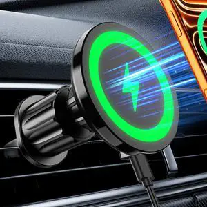 for MagSafe Car Mount Charger 15W Fast Magnetic Wireless Car Charger Holder for MagSafe Car Mount Charger 15W Fast Magnetic Wireless Car Charger Holder