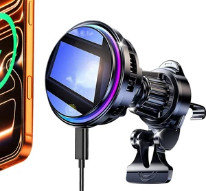 for MagSafe Car Mount Charger TEC Fan Cooling Magnetic Wireless Car Charger for MagSafe Car Mount Charger TEC Fan Cooling Magnetic Wireless Car Charger