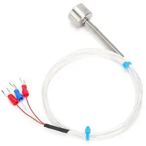 PT100 Magnetic Temperature Sensor Water Proof Adsorption Thermistor 60 to +150 (#5) PT100 Magnetic Temperature Sensor Water Proof Adsorption Thermistor 60 to +150 (#5)