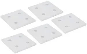 5Pcs 4Hole Vertical Connecting Plate Aluminium Extrusion Profile Joining Board (8080) 5Pcs 4Hole Vertical Connecting Plate Aluminium Extrusion Profile Joining Board (8080)